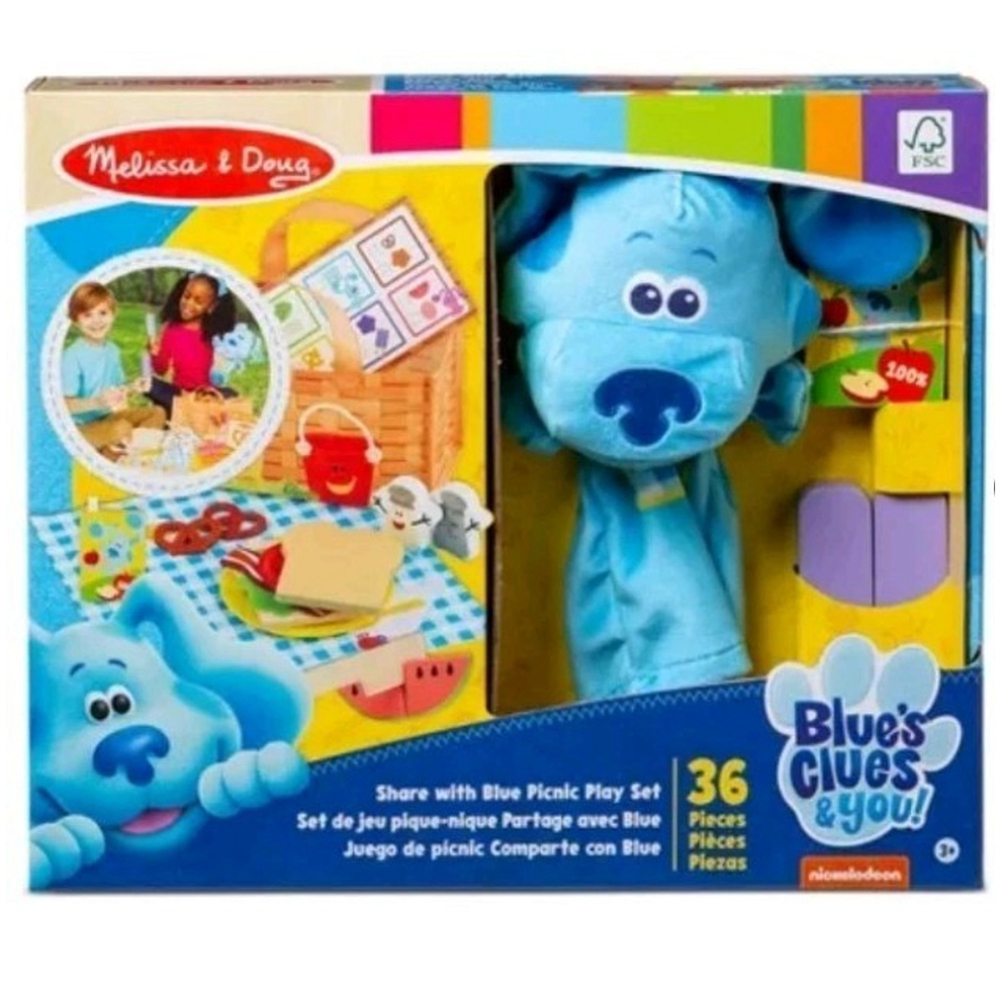 Melissa and Doug Blues Clues Picnic Play Set
